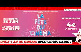 La fête du cinéma revient du mercredi 30 juin au dimanche 4 juillet ! D Ooa9mi88f08m