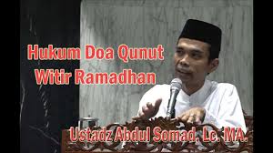 Apakah disunnahkan untuk memperpanjang qunut dalam shalat witir? Hukum Doa Qunut Witir Ramadhan Abdul Somad Lc Ma Youtube