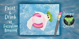 Paint & Drink at Fuzzyline Brewing: Pool Ghoul