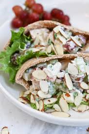 Healthy Chicken Salad Recipe With Yogurt Dressing Tidbits Recipe Healthy Chicken Salad Recipe Chicken Salad Recipes Healthy Chicken Salad