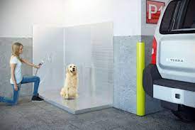To Save Interior Space Place The Dog Wash Station In The Garage Dog Wash Dog Washing Station Dog Houses
