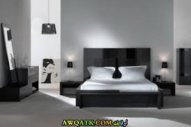 غرف نوم مودرن كاملة بالجدران و الأرضيات و الأثاث