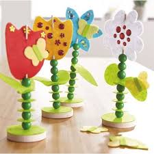 Zenideen » deko & feiern » ostern & frühling » osternkarten basteln: 13 Blumenstecker Ideen Blumenstecker Bastelideen Basteln