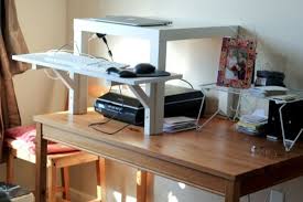 10 Ikea Standing Desk Hacks With Ergonomic Appeal Ikea Standing Desk Simple Standing Desk Ikea Desk