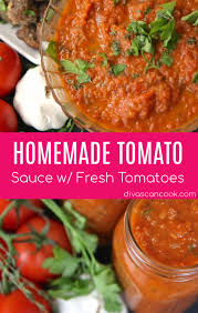 Homemade Tomato Sauce Using Fresh Tomatoes Recipe Pasta Sauce Homemade Fresh Tomato Recipes Homemade Tomato Sauce Recipes