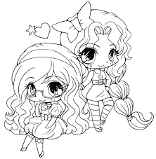 Large sized 8.5 x 11 inch pages. Chibi Coloring Pages Adorable Downloadable Collection Whitesbelfast Com