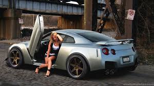 Red coupe digital wallpaper, khyzyl saleem, car, datsun 240z. Sexy Cars And Girls Wallpaper And Pictures Jdm Cars With Girls 1600x900 Download Hd Wallpaper Wallpapertip