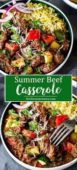 Slow Cooked Summer Beef Casserole Healthy Summer Dinner Recipes Beef Recipes For Dinner Red Meat Recipes
