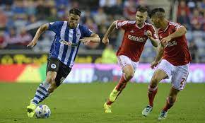 Voir plus d'idées sur le thème joueur de football, algerie foot, équipe nationale. Wigan Striker Andy Delort Attracting Interest From Host Of Championship Clubs Daily Mail Online