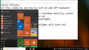Fn + f10 or just f10 on its own though on my dell that setting is in bios to boot into bios, as your system starts, on the dell logo, repeatedly press the f2 key in bios you might find the keyboard backlight setting How To Turn On And Off Keyboard Backlight In Windows 10 In Laptop Youtube