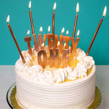 Order an oversized sign for your front yard…play it straight with a happy birthday message or create something with a touch of humor happy worst birthday ever.. 33 Count Rose Gold Long Thin 21st Birthday Cake Candles With Holder And Letter Candle Twenty One Dessert Cake Topper Value Pack For Women Girls Party Decoration Celebration Walmart Com Walmart Com