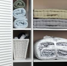 I wish we had in bathroom closets. 13 Best Linen Closet Organization Ideas How To Organize A Linen Closet