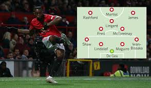It doesn't matter where you are, our football. Manchester United Team News The Expected 4 2 3 1 Line Up Vs Everton