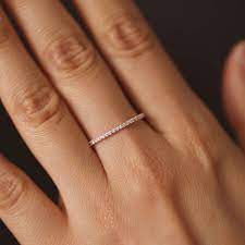 Diamond Eternity Ring Diamond Wedding Band Full Eternity Diamond Ring 14k Gold Diamond Minimalist Ring Engagement Ring Anniversary Gift In 2021 Eternity Ring Diamond Minimalist Engagement Ring Eternity Ring Diamond Wedding