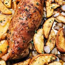 The pork loin is the dish that gave me turn the medallions to cook them on the other side, then add the apple and the onion, peeled and cut into together with the pork tenderloin medallions, a colourful and crunchy salad: Maple Pork Tenderloin And Apples Cooks Well With Others In 2020 Pork Tenderloin Side Dishes Apple Pork Tenderloin Pork Tenderloin Sides