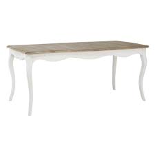 Table A Manger Extensible 8 A 10 Personnes En Manguier L180 220 White Wood Furniture 10 Seater Dining Table Dining Table