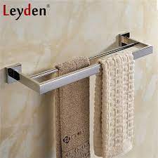 Check spelling or type a new query. Leyden Double Square Towel Bar Wall Mounted 304 Sus Stainless Steel Towel Holder Bath Modern Towel Rail Bathroom Accessories Piece Specifications Price Quotation Ecvv Industrial Products