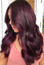More than a dyed look, the walnut brown hair reflects a hair that looks natural and beautiful. Your Plum Hair Color Guide 57 Posh Plum Hair Color Ideas Dye Tips Hair Color Plum Hair Color Guide Deep Plum Hair