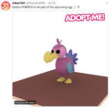 Do you need working codes for any roblox game? Adopt Me Twitter Leak Dodo Pet Fandom