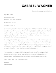 Commercial Analyst Cover Letter Jobhero