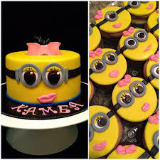 Minions cake design for girls. Girl Minions Cake Girl Minions Cupcakes Minion Cupcakes Girl Minion Cake Girl Minion