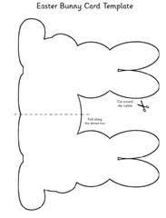 This easter silhouette craft comes with a free printable template and it will look wonderful as an diy easter decoration. Free Easter Bunny Card Template Easter Templates Easter Cards Easter Activities