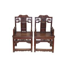 Carved Wooden Chairs A Pair For Sale Wooden Chair Wooden Dining Room Chairs Chair