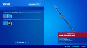 In order to get the pickaxe for free, you'll need to play a total of 30 minutes in the creative mayhem map to unlock it. Mystique S Pickaxe Gilded Morphic Blades Is The Only Pickaxe That Has An Unlockable Style But I Have No Idea How To Unlock It R Fortnitebr