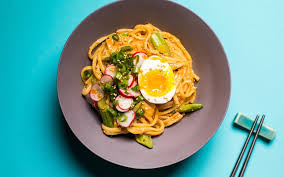 Vegetarian Udon Noodles With Spicy Peanut Sauce Tried True Recipes