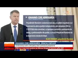 24 de rezultate pentru eticheta oug 7/2019. Presedintele Klaus Iohannis SolicitÄƒ Guvernului Abrogarea Oug Nr 7 2019 Youtube