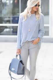 Light Blue Sweater Fashion Women Ideas Google Search Blue Sweater Outfit Blue Knit Sweater Blue Outfit
