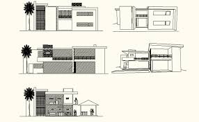 This 198 sq meter single story 3 bedroom floor plan features an open plan kitchen, dining room and lounge area. Perspective View Of 2 Storey House With Elevation And Section In Dwg File In 2021 Open House Plans House Perspective House Elevation
