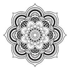 Simple Mandala Forming A Unique Flower From The Gallery Mandalas Mandala Dessin Draw C Mandala Coloring Pages Mandala Coloring Books Lotus Flower Mandala