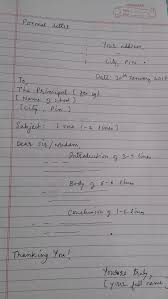 Tamil letter writing format informal letter format. What Is Format Of The Informal And Formal Letters In English For Icse Quora