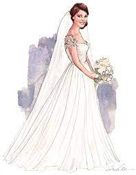 The Sketch Book Bridal Art Fashion Painting Dress Illustration