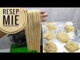 Resep Mie Enak Dan Kenyal Youtube