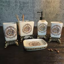 But why settle for pleasant when. Exquisite 5 Piece Enamel Ceramic Bathroom Accessories Sets
