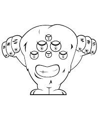 Hellokids has selected this lovely cyclop the terrific one eyed giant coloring page for you! One Eyed Monster Colouring Pages Coloring Home