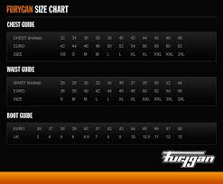 Furgyan Size Chart Motorcycle Stuff