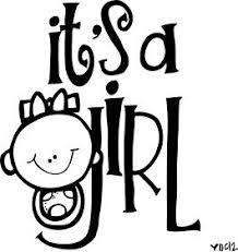 Baby Blanket Clipart Black And White Melonheadz It S A Girl Baby Clip Art Melonheadz Baby Shower Clipart