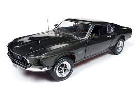 Check spelling or type a new query. Auto World 1969 Ford Mustang Boss 429 Hard Top Black Green Amm1152 1 18 Scale Diecast Model Toy Car Amazon In