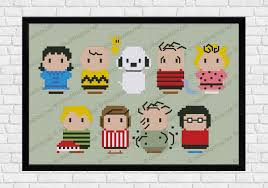 Diamond painting kits from rto. Peanuts Digital Cross Stitch Pattern