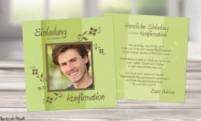 Einladung Kommunion Konfirmation Flachkarte 12 5x12 5 Cm Grun