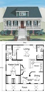 This Is An Extremely Open Floor Plan Coastal Coastal House Plans Beach House Plans Cottage House Plans