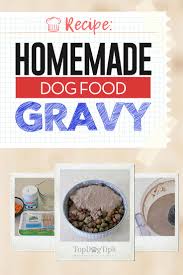 Heat 2 cups of broth in a pan. Homemade Dog Food Gravy Recipe Quick And Easy To Make