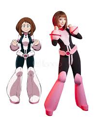Boku No Hero Academia Bnha Uraraka Ochako Cosplay Costume Milanoo Com My hero academia ochaco uraraka costume cosplay suit jumpsuitfabric: boku no hero academia bnha uraraka ochako cosplay costume