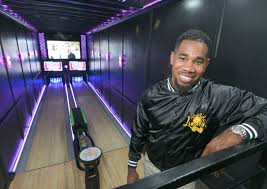 Has protective plastic on top that can be peeled off.free local delivery, can deliver further for small fee. Southfield Businessman Puts Bowling Alley On Wheels