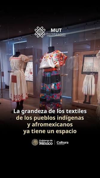 El Museo Textil de los Pueblos Indígenas y Afromexicanos ya está abierto al público: un nuevo espacio de Secretaría de Cultura para reconocer la grandeza de nuestros pueblos y acercar a todas y todos ...