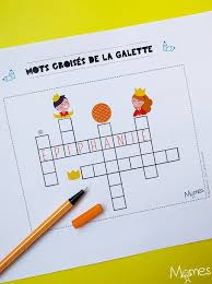 Mots Croises De La Galette Galette Des Rois Maternelle Mots Croises Galette