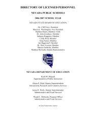 STAFF DIRECTORY December, 2010